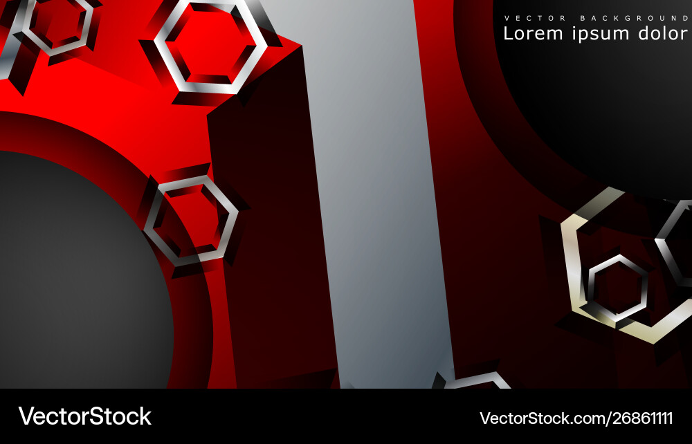 Abstract background with hexagon overlapping Abstract background with hexagon overlapping vector image