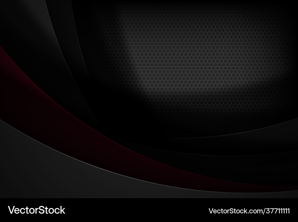 Black abstract background with overlapping Black abstract background with overlapping vector image