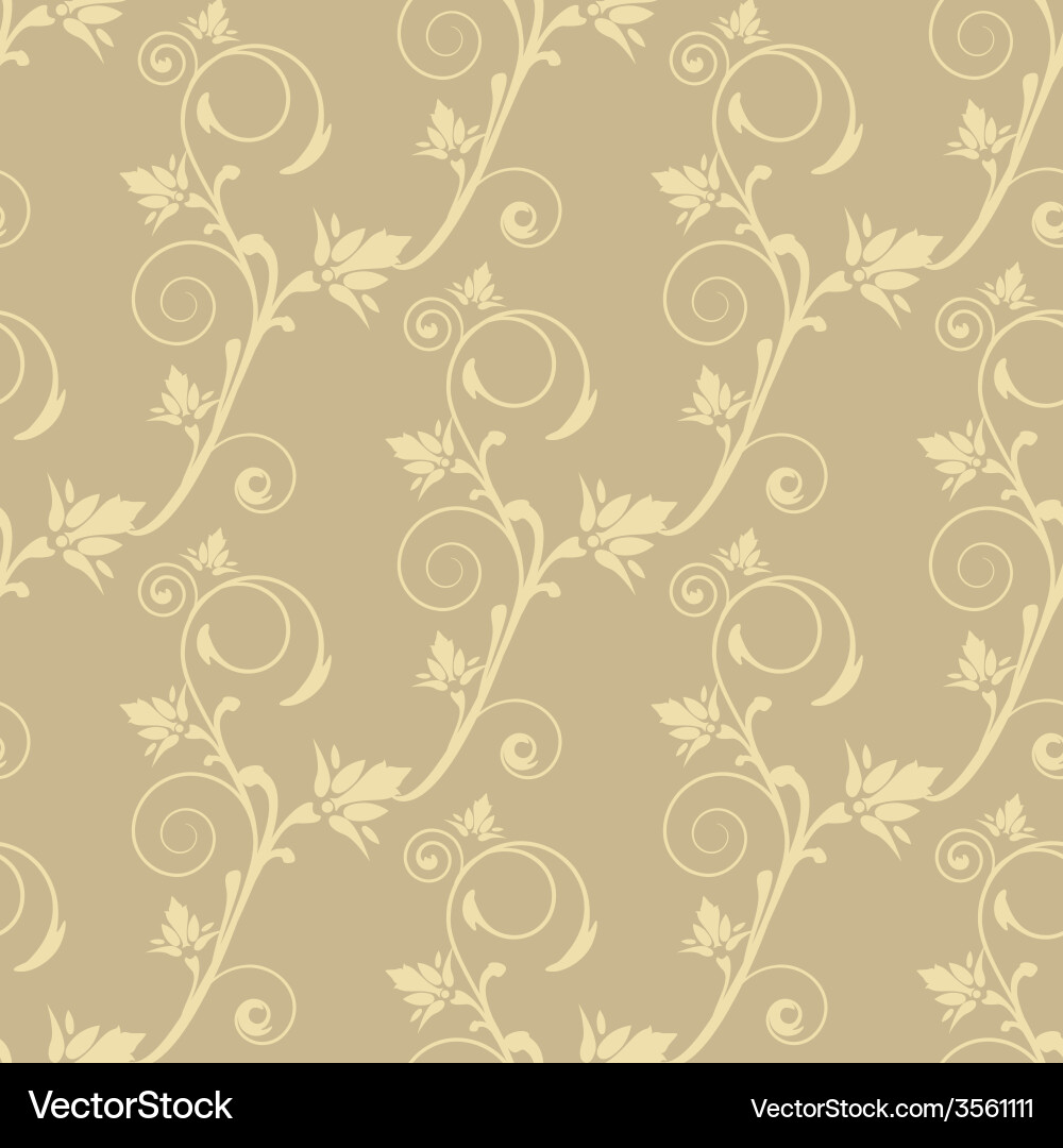 Damask seamless pattern for design vector image