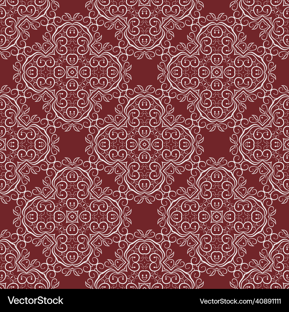 Seamless geometric pattern background for design vector image