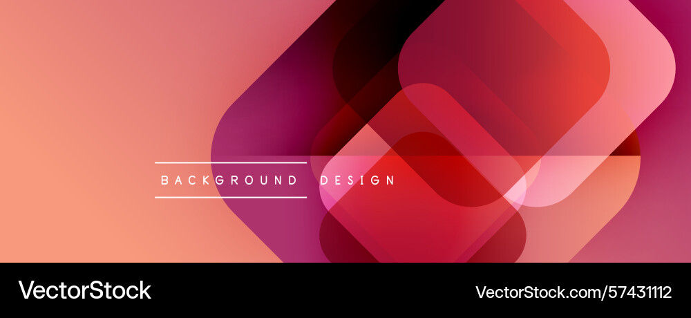 Abstract background features overlapping rounded Abstract background features overlapping rounded vector image