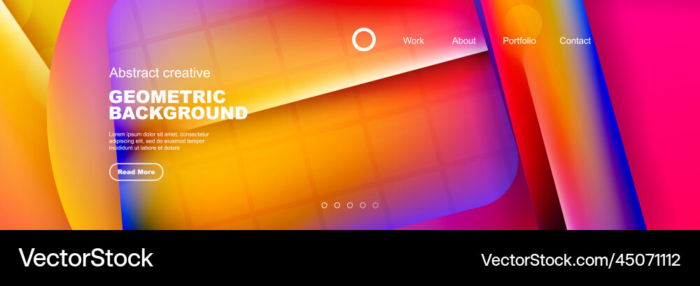 Abstract background for your landing page design Abstract background for your landing page design Vector Image