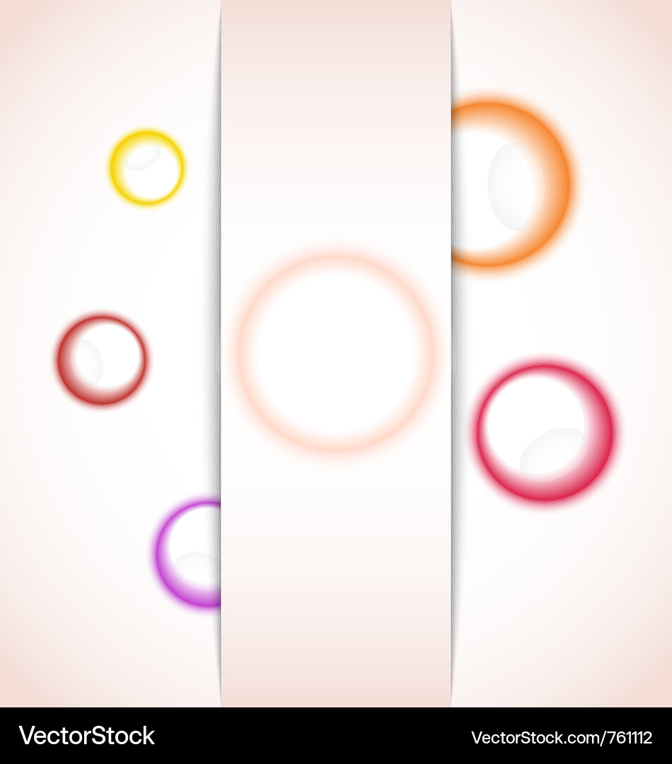 Abstract background with multicolor bubble Vector Image