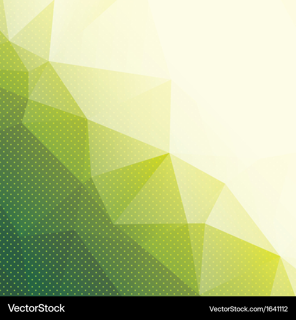 Abstract Geometric Background - Triangles & Dots vector image