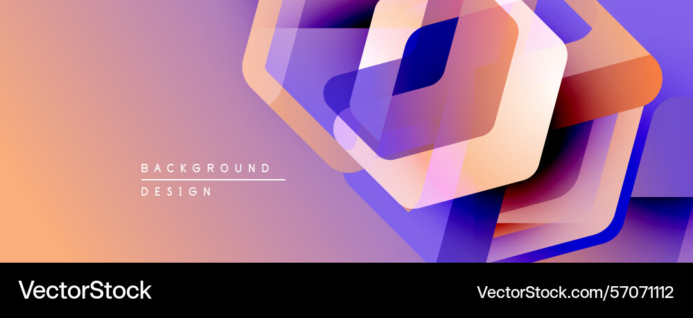 Abstract geometric shapes overlap creating Abstract geometric shapes overlap creating Vector Image