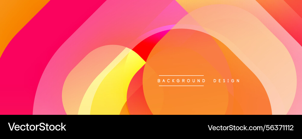 Abstract layers create vibrant flowing Abstract layers create vibrant flowing vector image