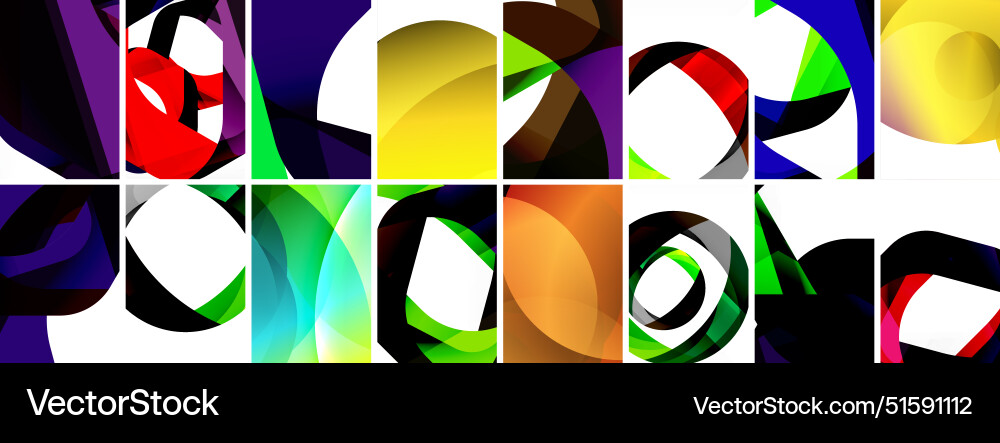 Collection of abstract background with waves Collection of abstract background with waves Vector Image