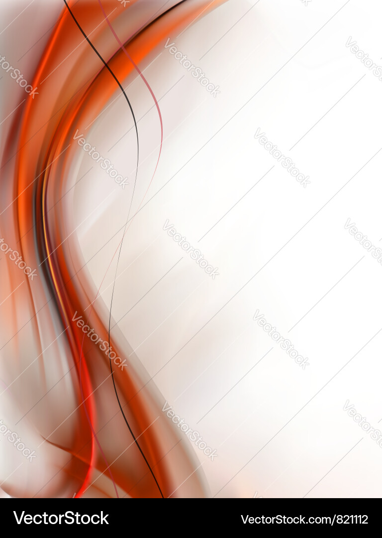 Dynamic Red Abstract Background vector image