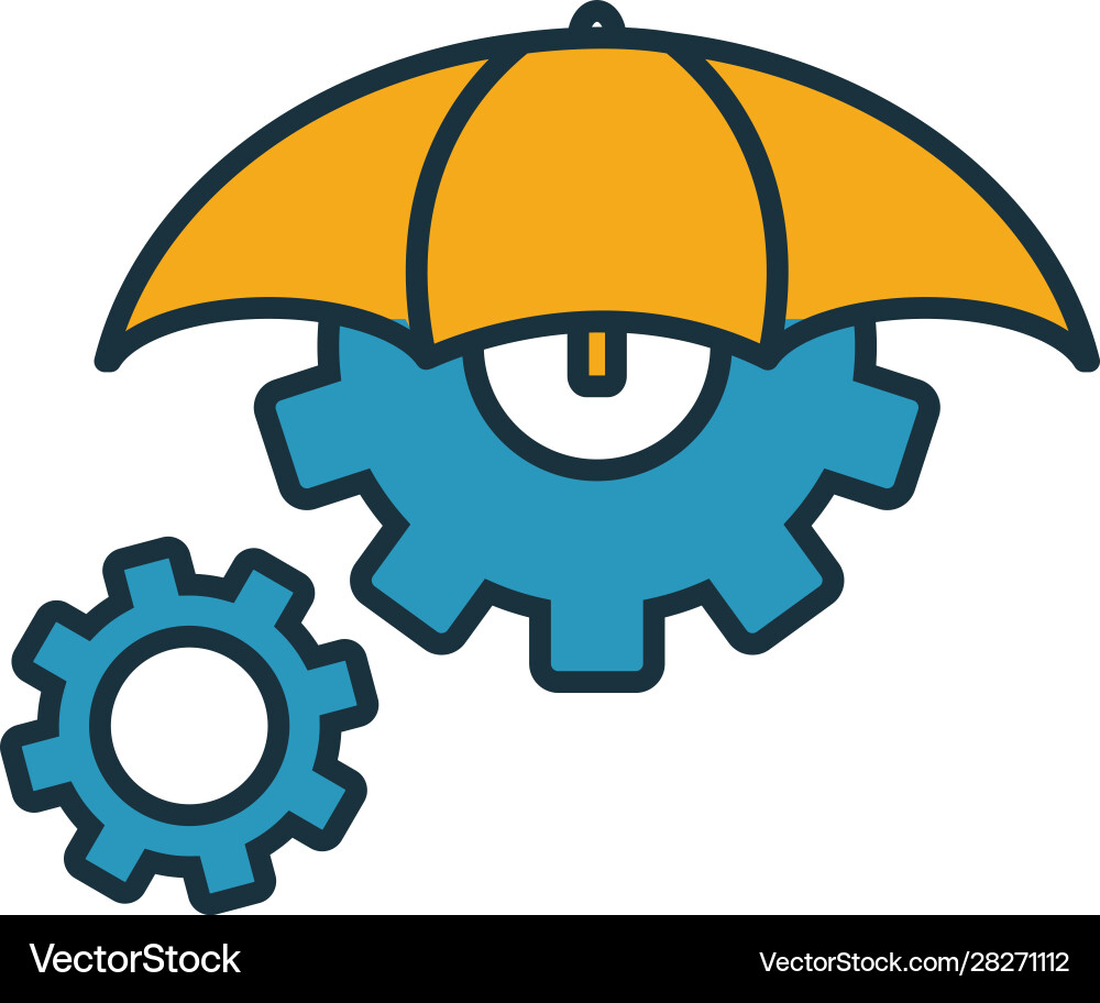 Risk management icon simple element from Risk management icon simple element from vector image