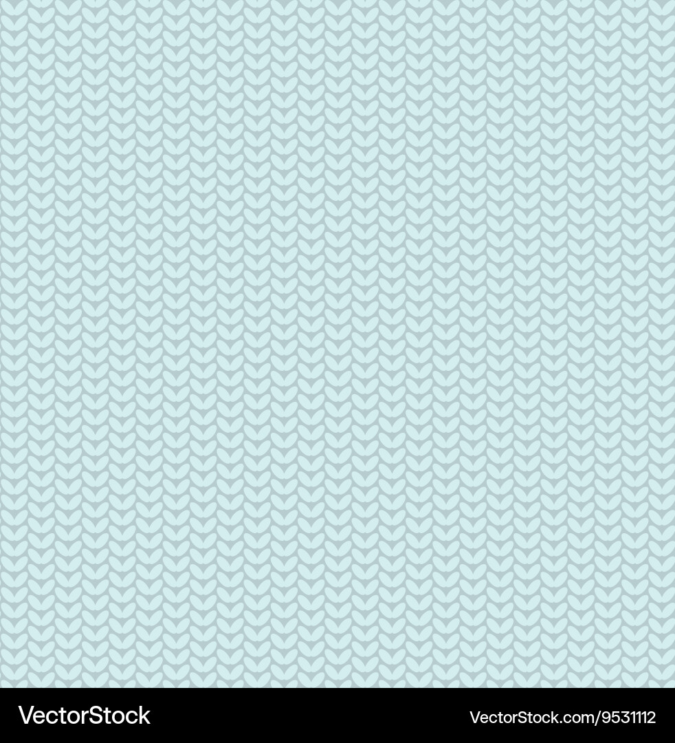 Seamless knitted pattern background vector image