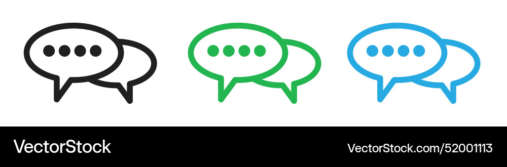 Conversation icon showing dialogue Conversation icon showing dialogue vector image