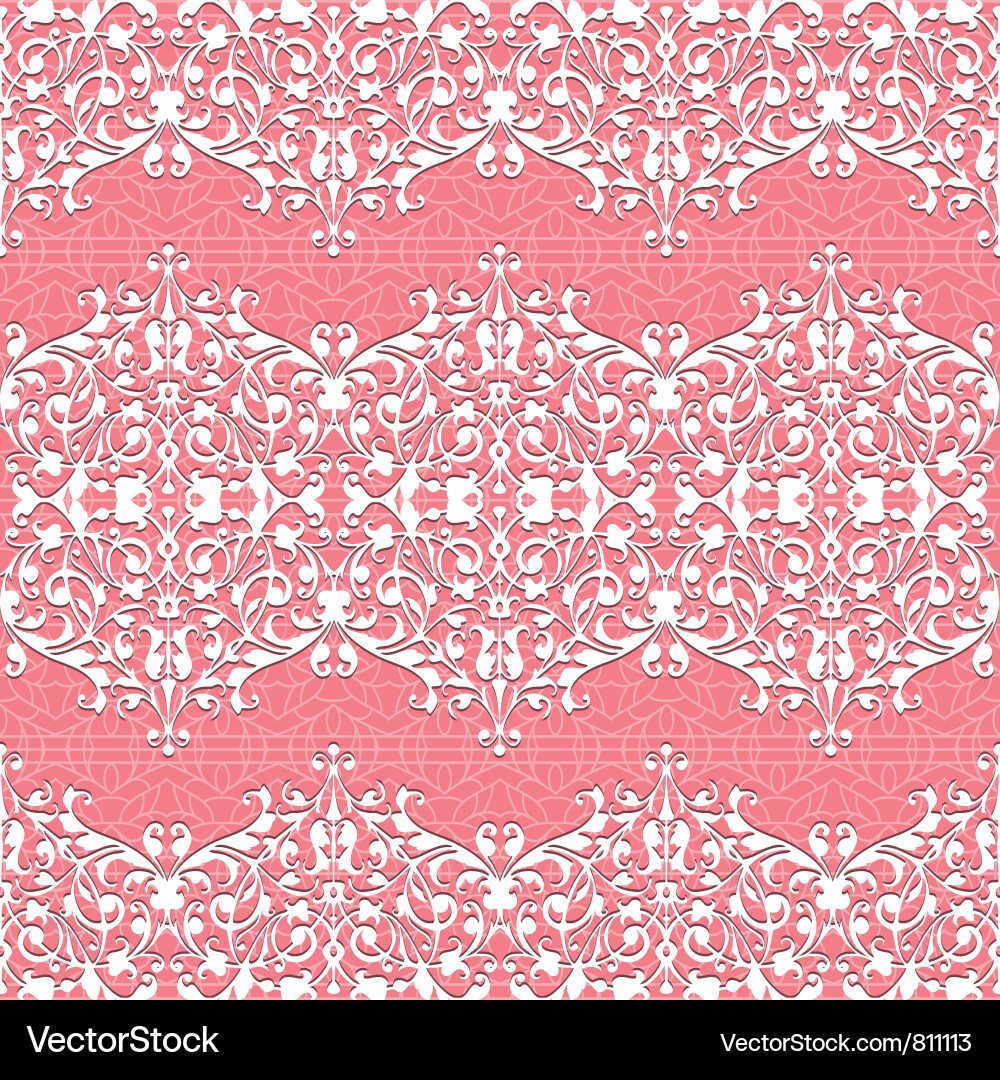 Seamless floral pattern lace background Royalty Free Vector