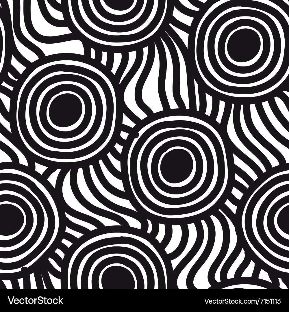 Simple Circular Pattern Vector Image