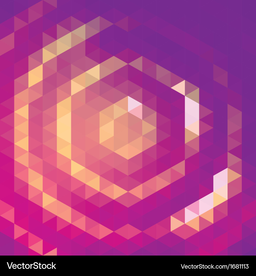 Triangular Halo Pattern vector image