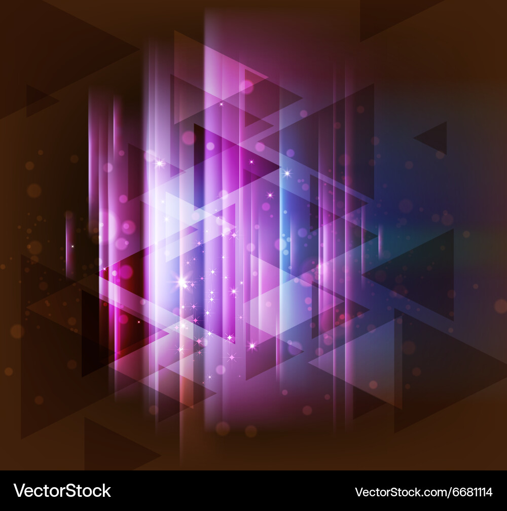 Abstract design with triangles Vector Image