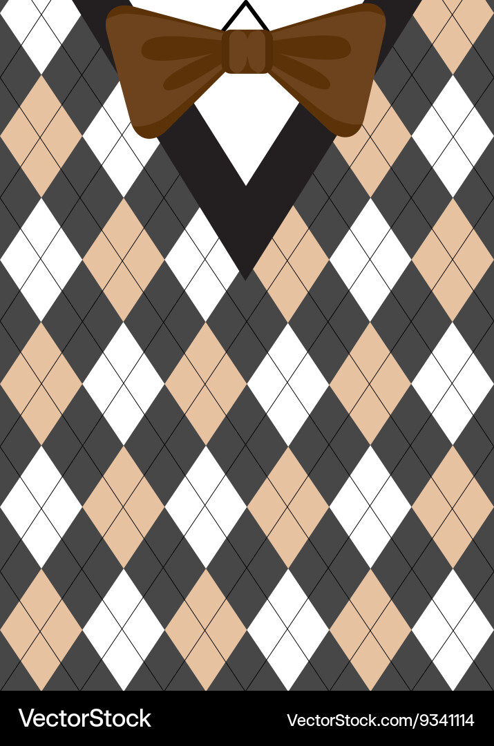 Argyle Pattern Background vector image