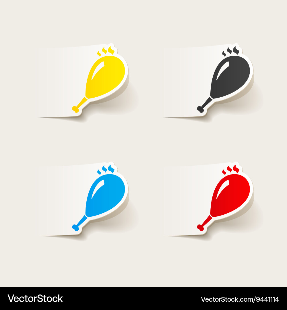 Realistic design element gammon Vector Image
