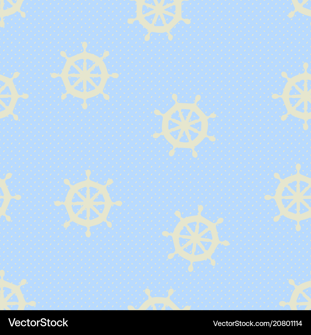 Seamless pattern with steering wheels Seamless pattern with steering wheels vector image