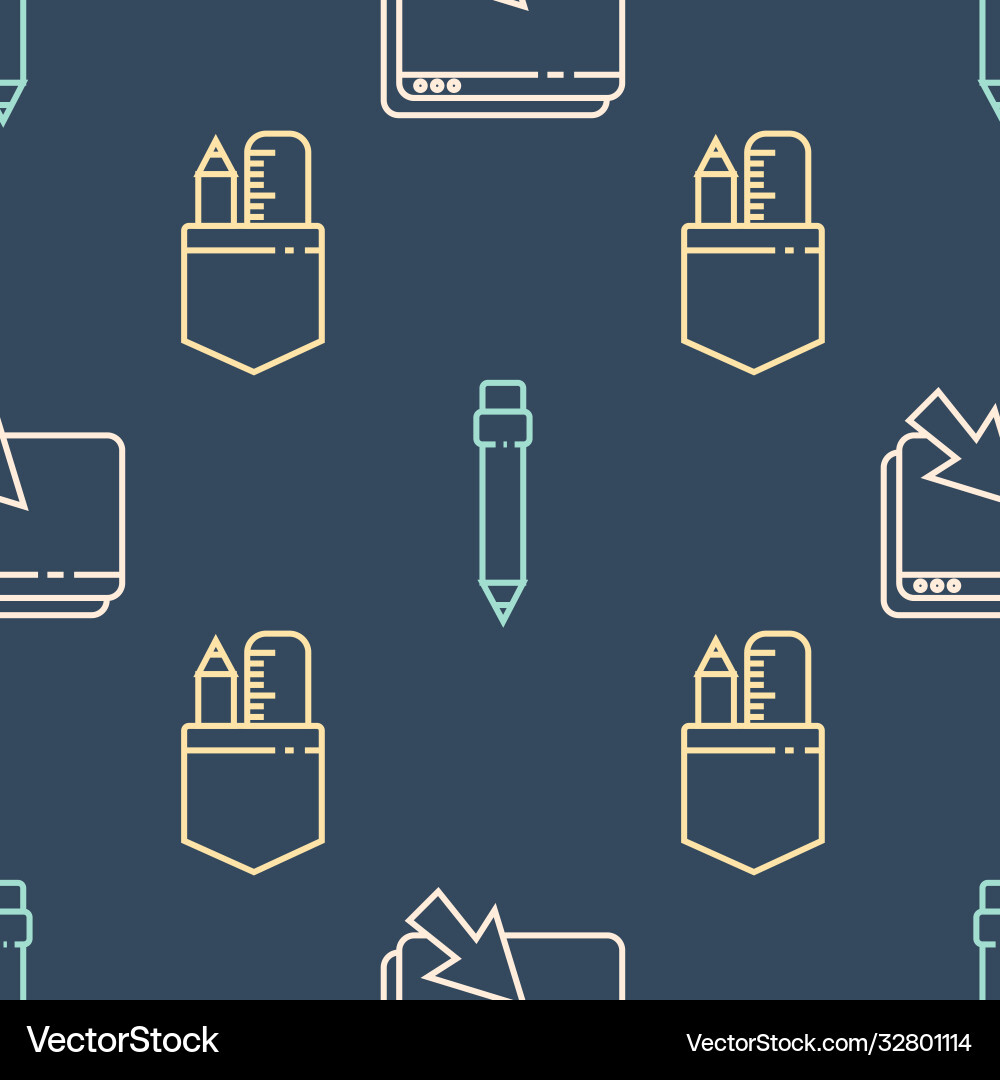 Set line web design and development crossed ruler Set line web design and development crossed ruler vector image