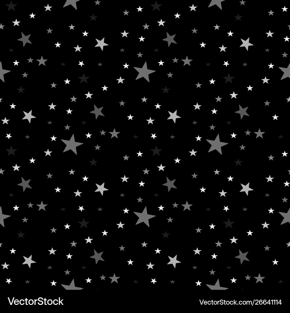 Star Seamless Repeating Pattern vector image