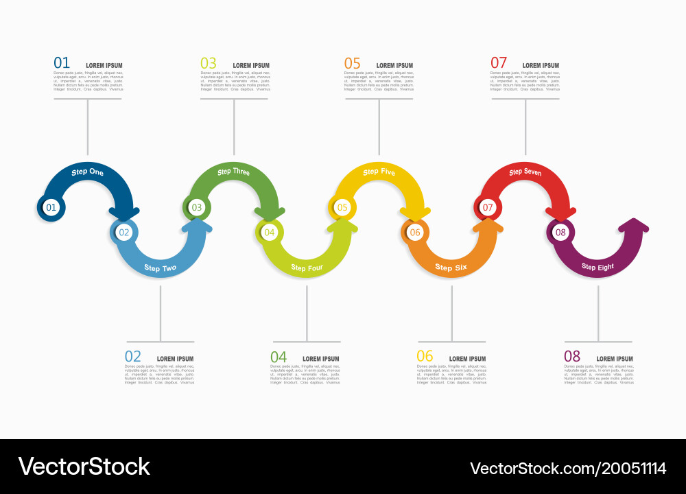 Workflow Diagram Template vector image