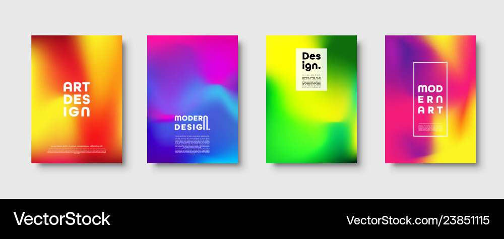 Abstract Neon Gradient Background Royalty Free Vector Image