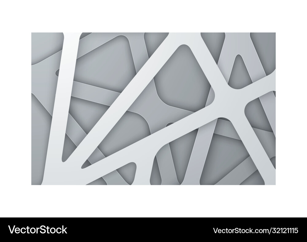 Abstract white dimension background overlap Abstract white dimension background overlap vector image