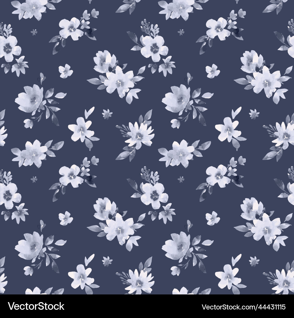 Beautiful seamless pattern with gentle vector image