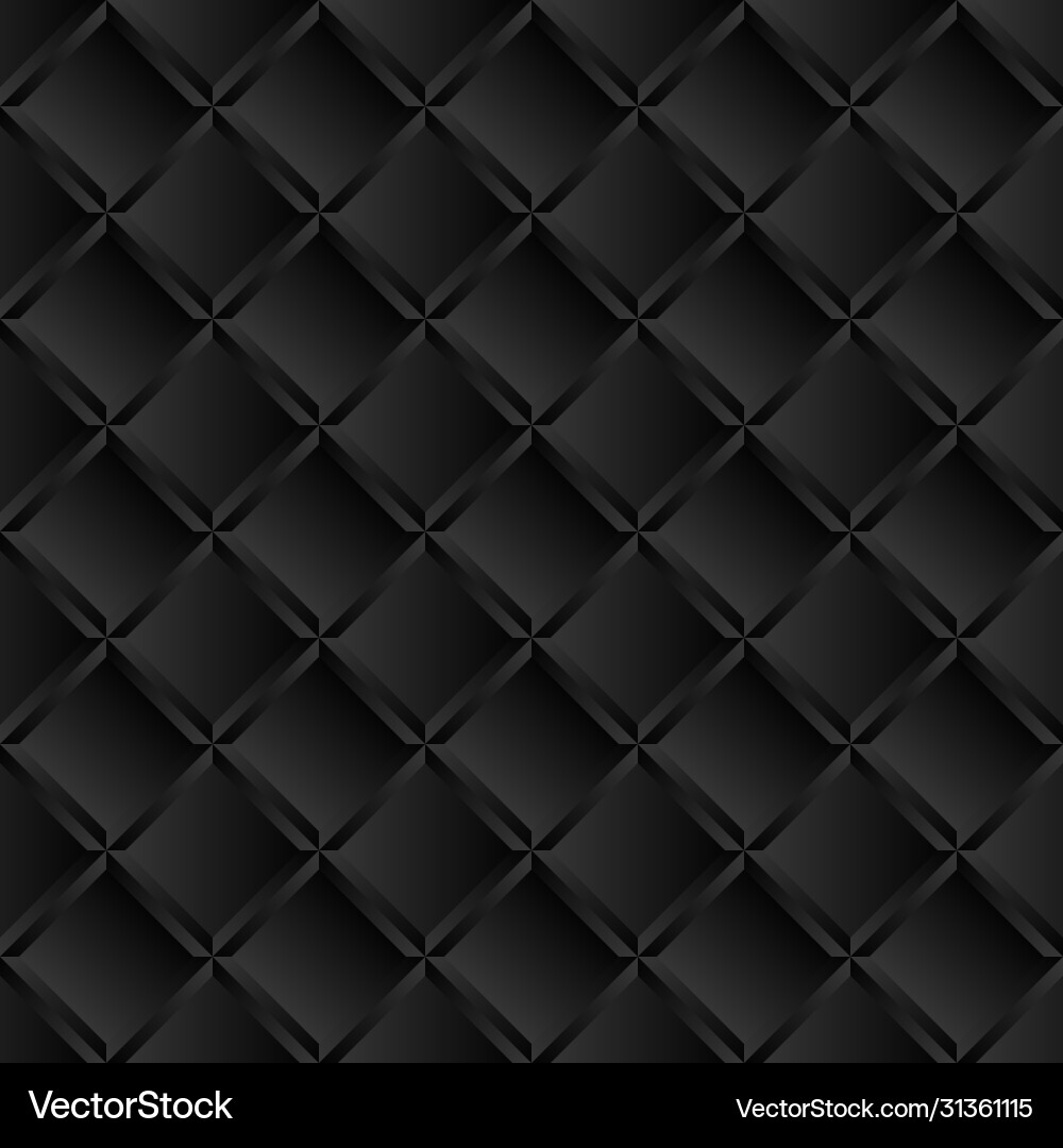 Black Geometric Pattern Background vector image