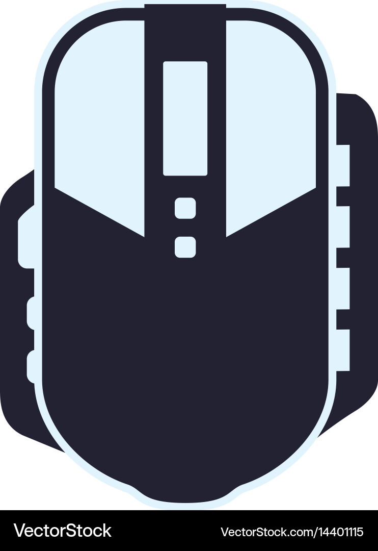 Console gamepad device vector image