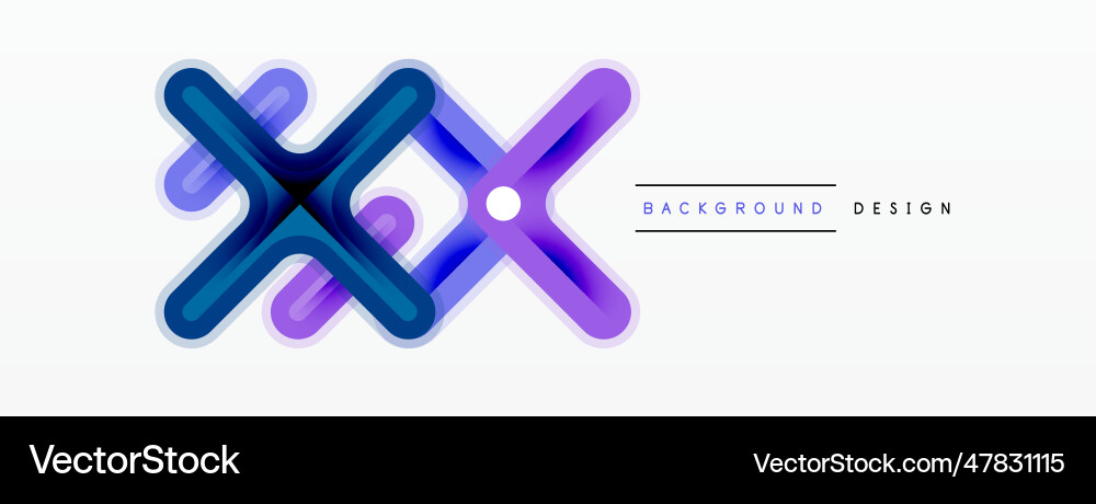 Cross line background minimal geometric template Cross line background minimal geometric template Vector Image