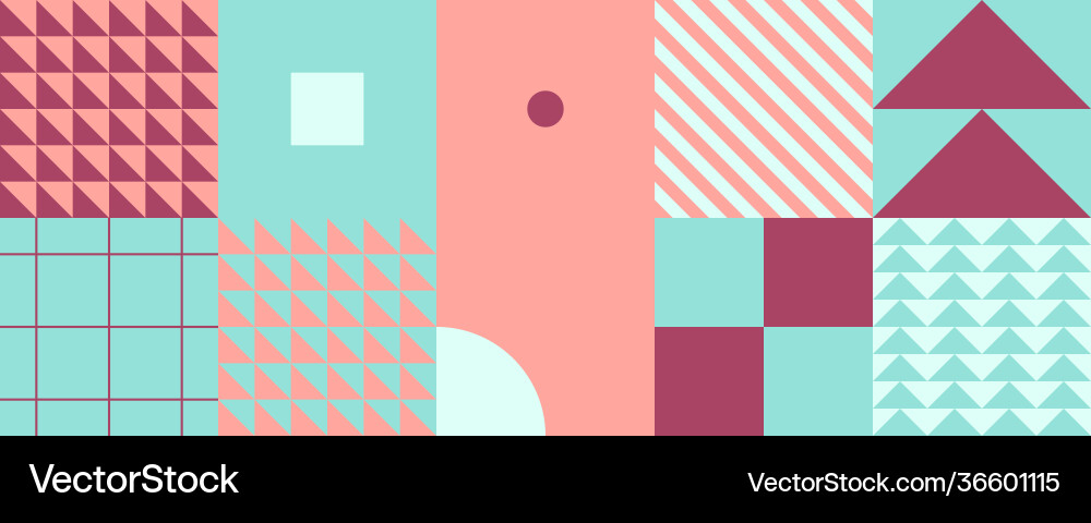 Dynamic Geometric Pattern vector image