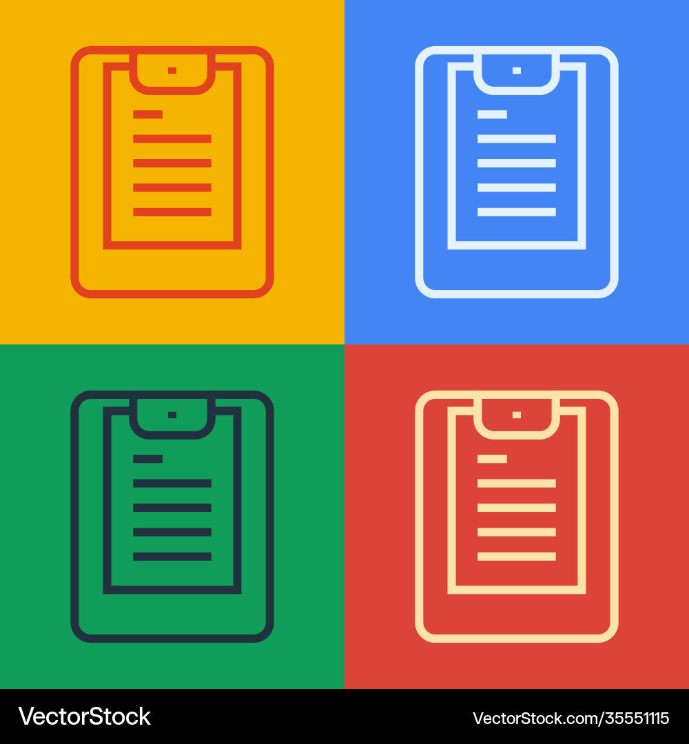 Pop art line server data report icon isolated Pop art line server data report icon isolated vector image