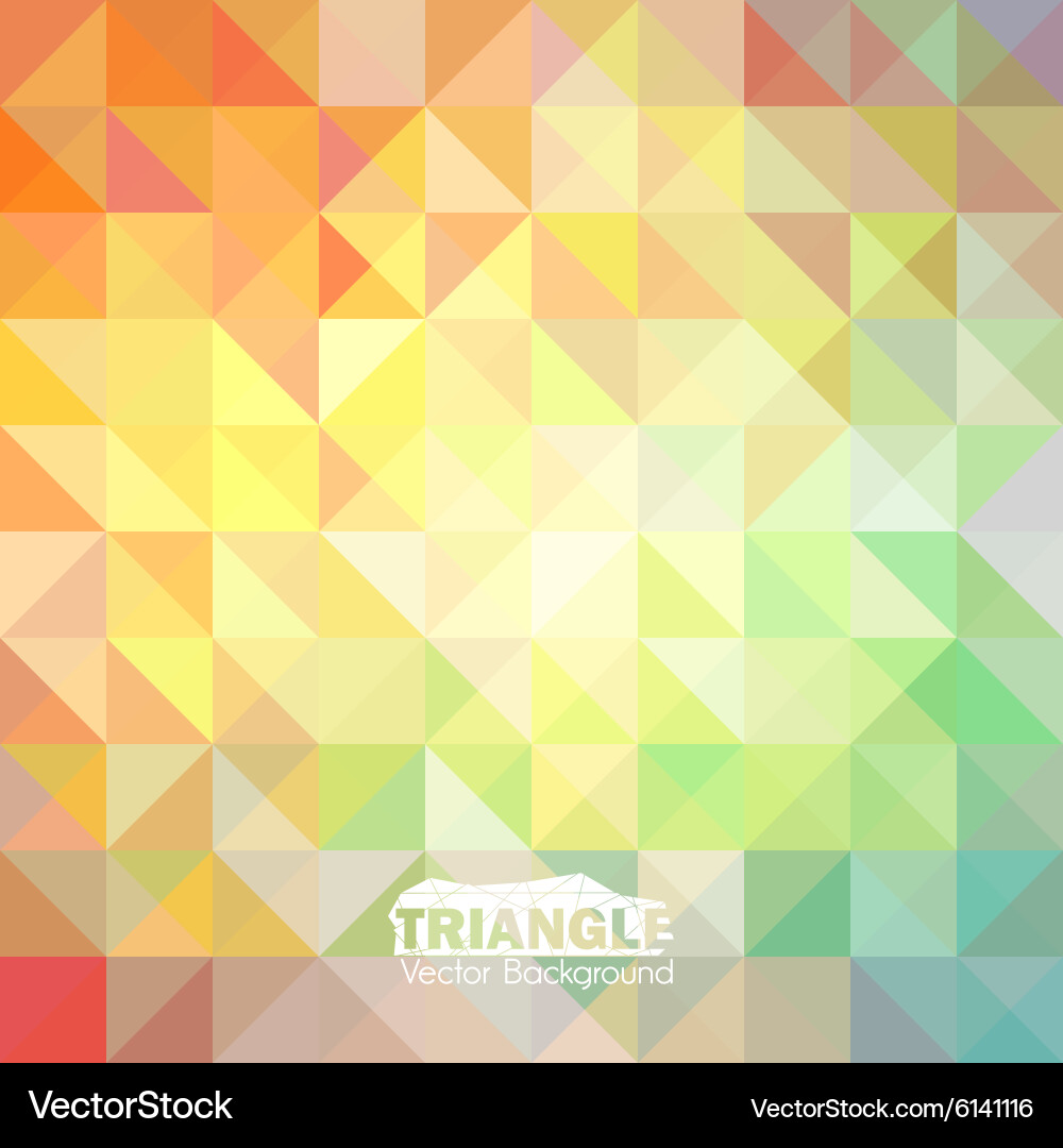 Abstract colorful triangle background vector image
