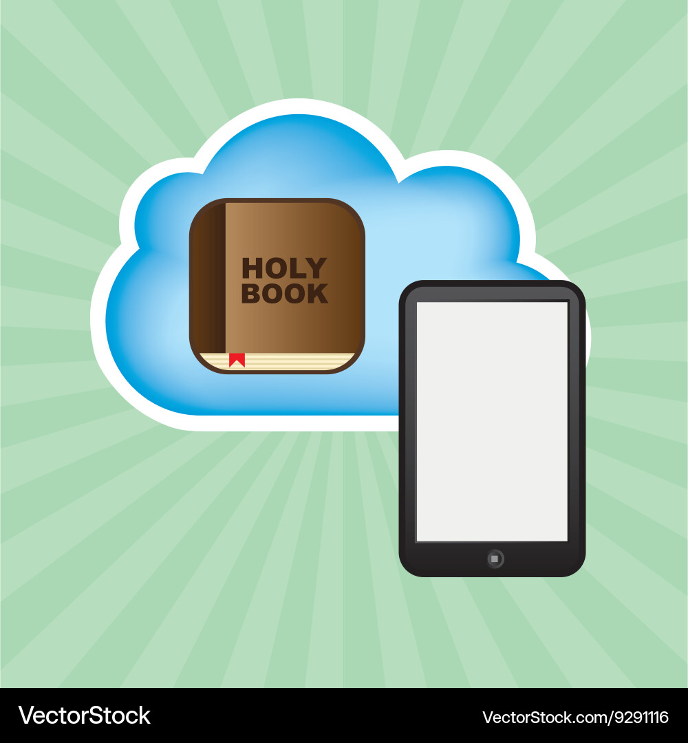 Cloud computing design Vector Image