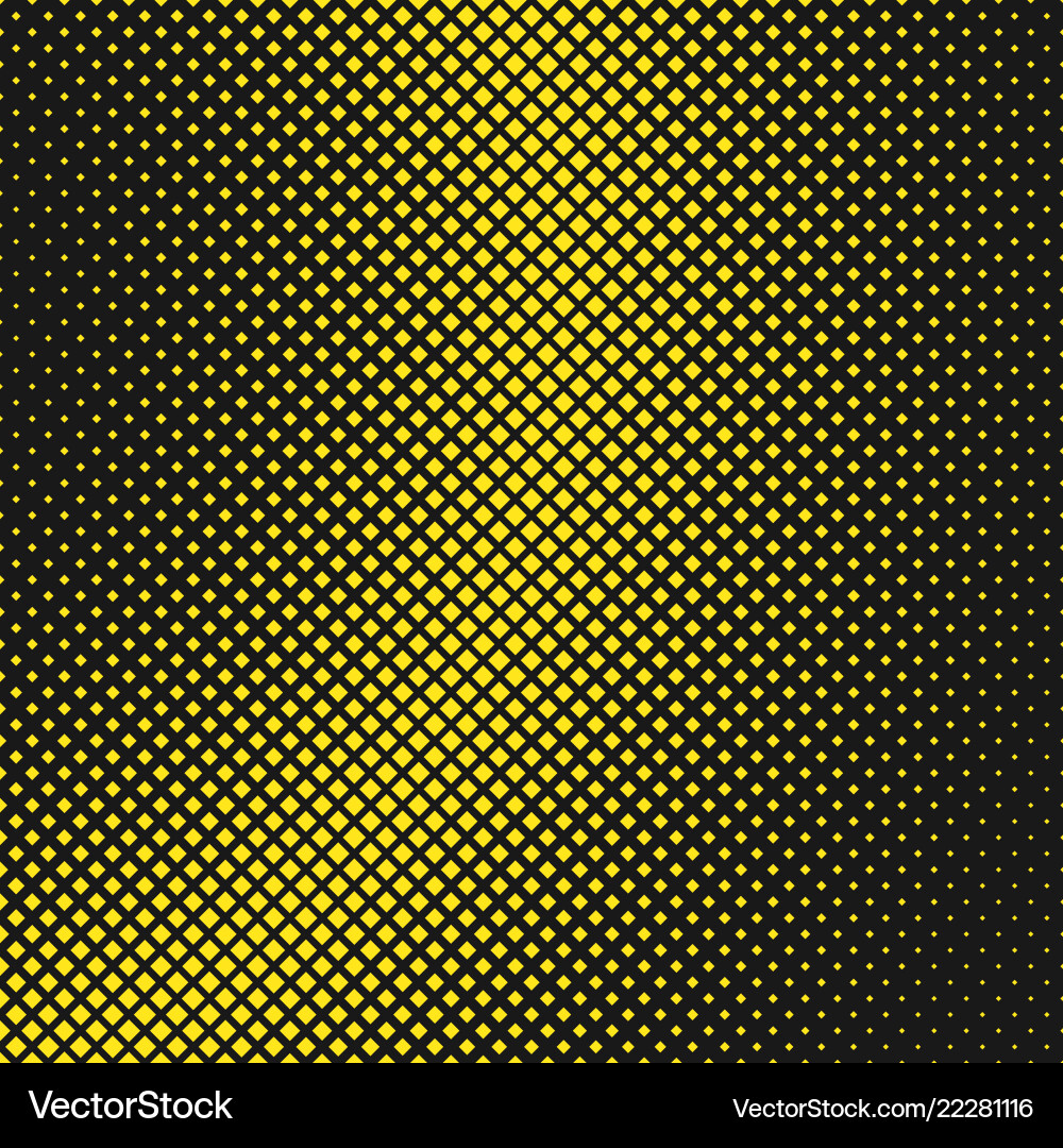 Halftone square pattern background design vector image