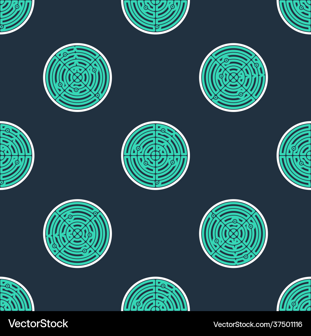 Line radar with targets on monitor in searching Vector Image