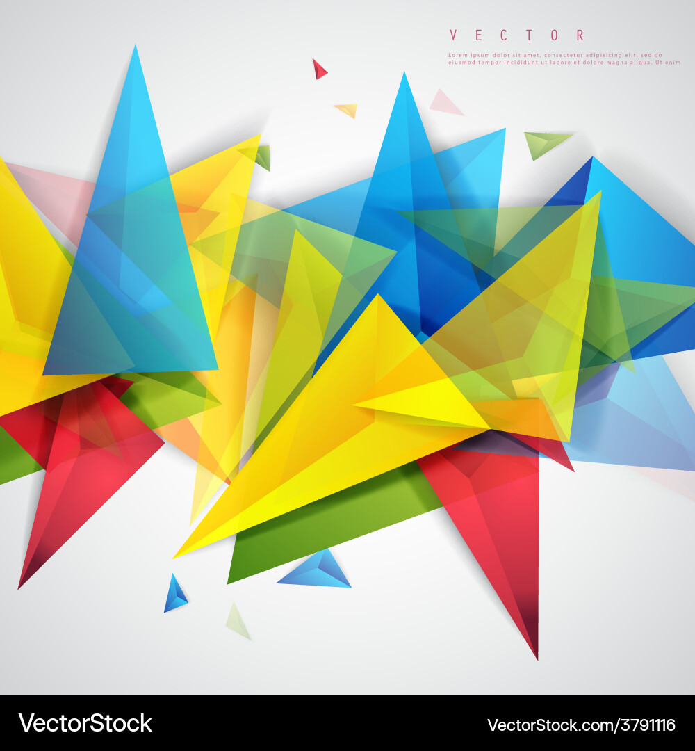 Triangles pattern background Vector Image