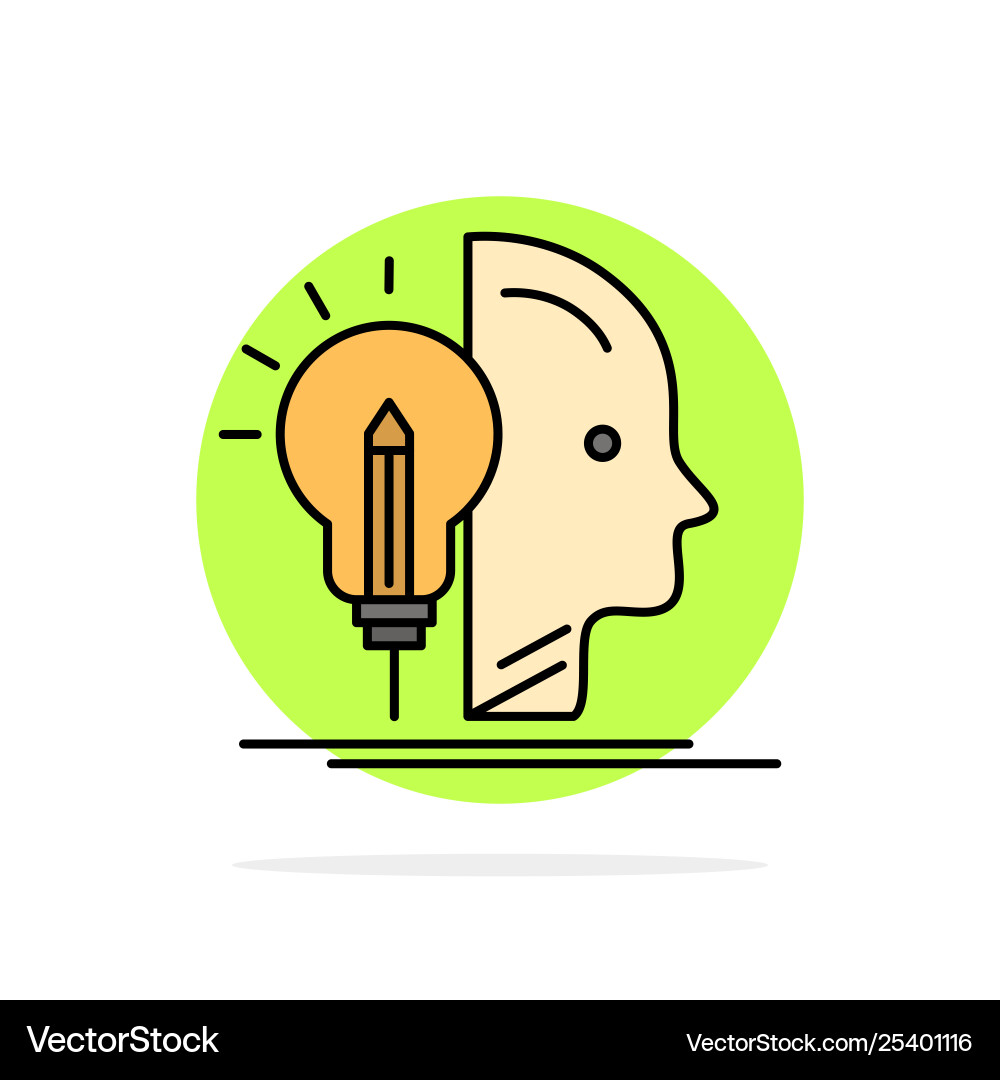 User mind making programming abstract circle User mind making programming abstract circle vector image