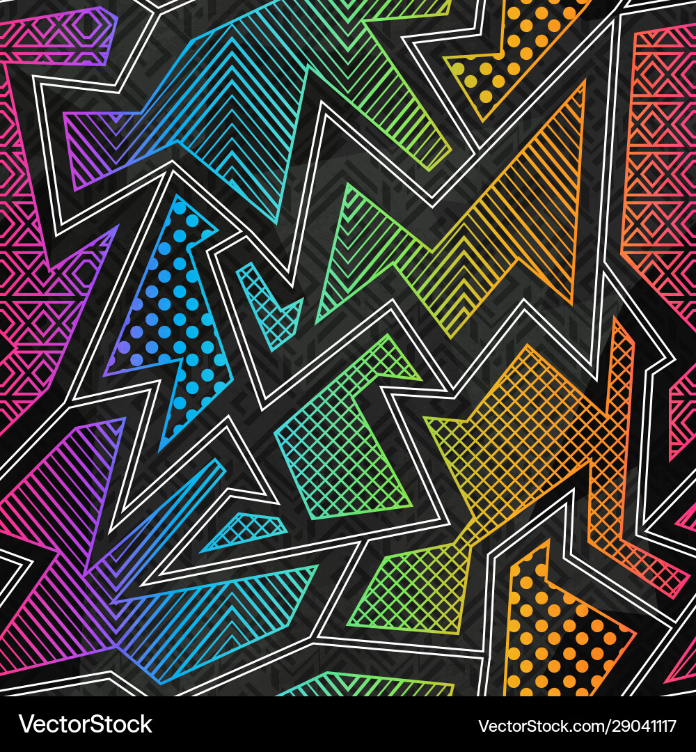 Bright cloth geometric seamless pattern Royalty Free Vector