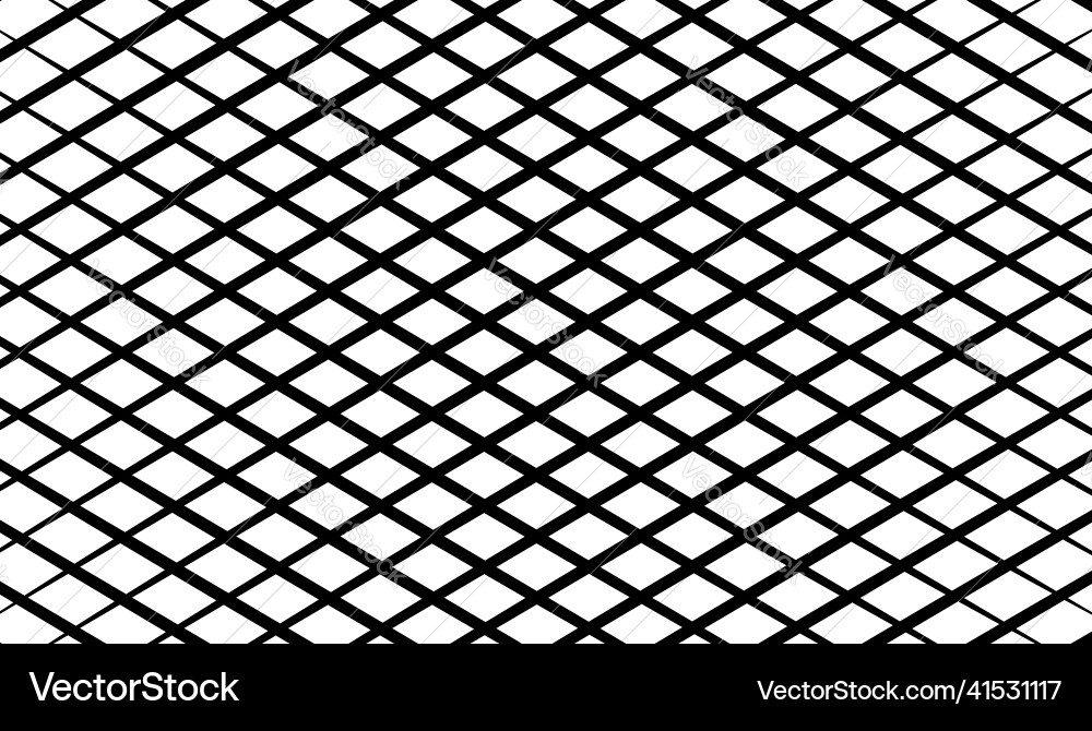 Diagonal oblique grid mesh pattern lattice Vector Image