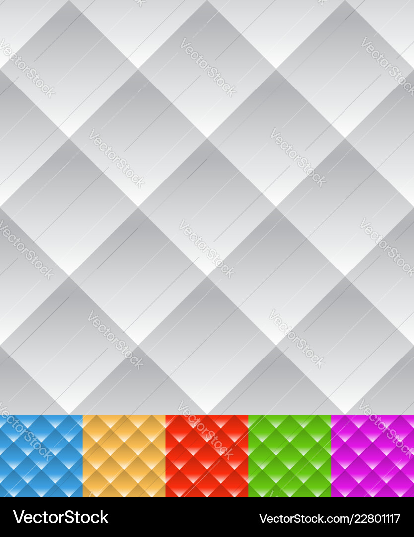 Geometric Square Patterns vector image