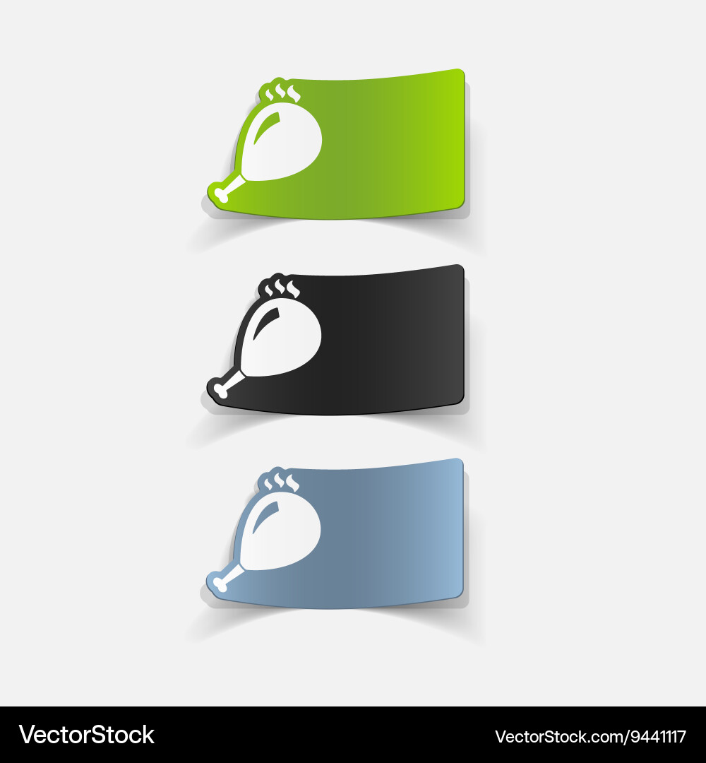 Realistic design element gammon Vector Image