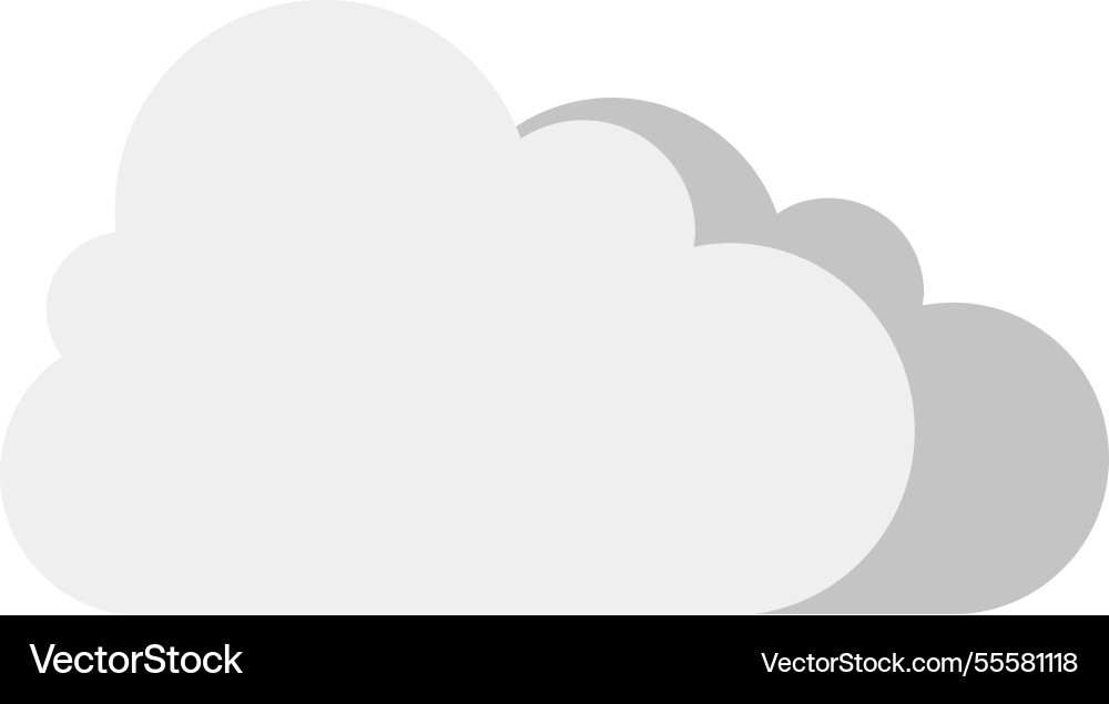 Cloud computing flat web icon concept Cloud computing flat web icon concept vector image