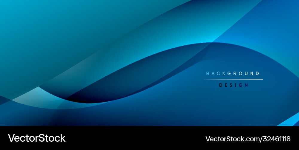Fluid gradient waves with shadow lines and glowing Fluid gradient waves with shadow lines and glowing Vector Image