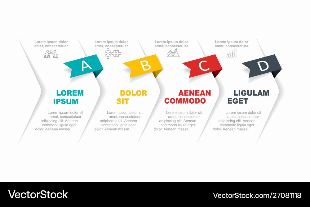 Infographic Template - Data Visualization vector image