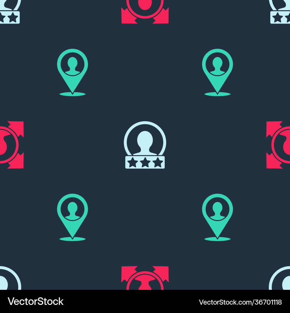 Set head hunting create account screen Set head hunting create account screen vector image