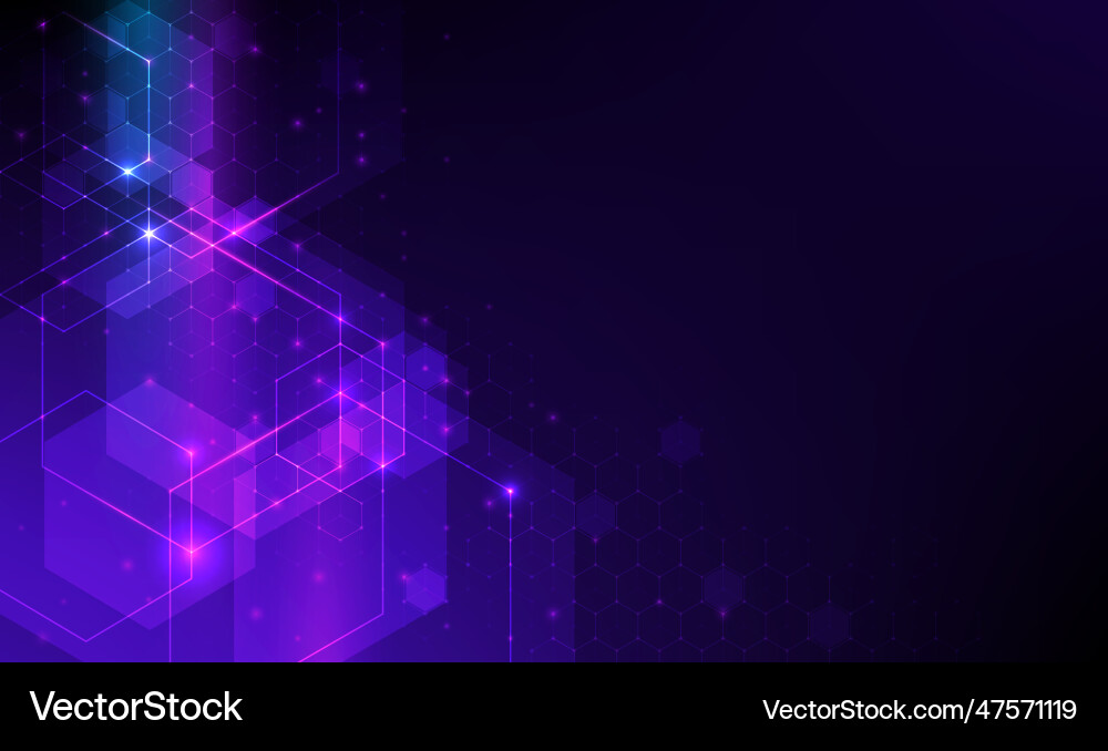 Background consisting of set hexagonal cells Background consisting of set hexagonal cells vector image