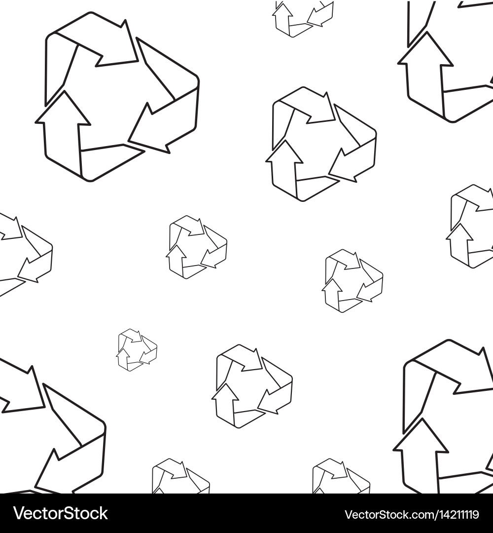 Recycle reduce and reuse Vector Image