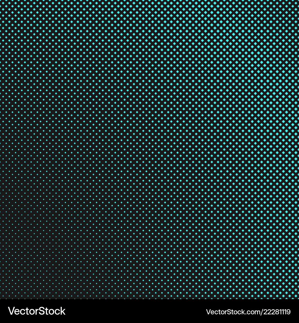 Retro abstract halftone square pattern background vector image